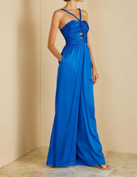Amur - Kirah Twist Halter Jumpsuit