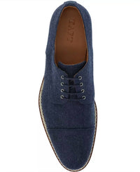 Taft Clothing Men's Kennedy Lace-up Dress Casual Shoe in navy - men's loafer - view 4