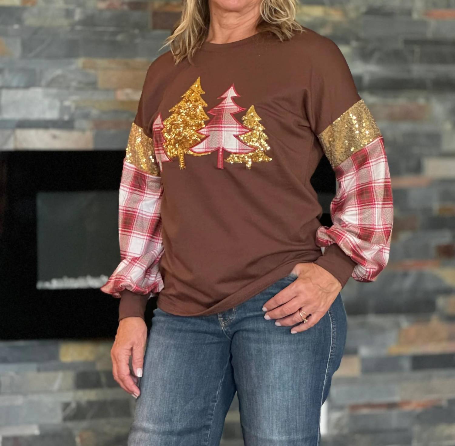 Southern Grace - Over The River Christmas Top
