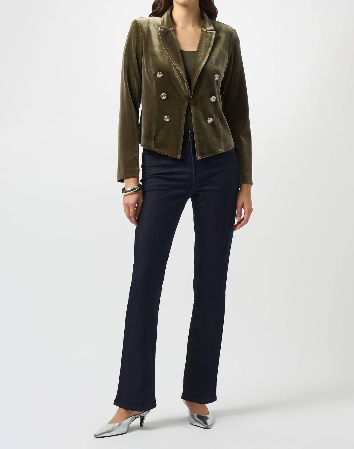 Joseph Ribkoff - Velvet Knit Blazer