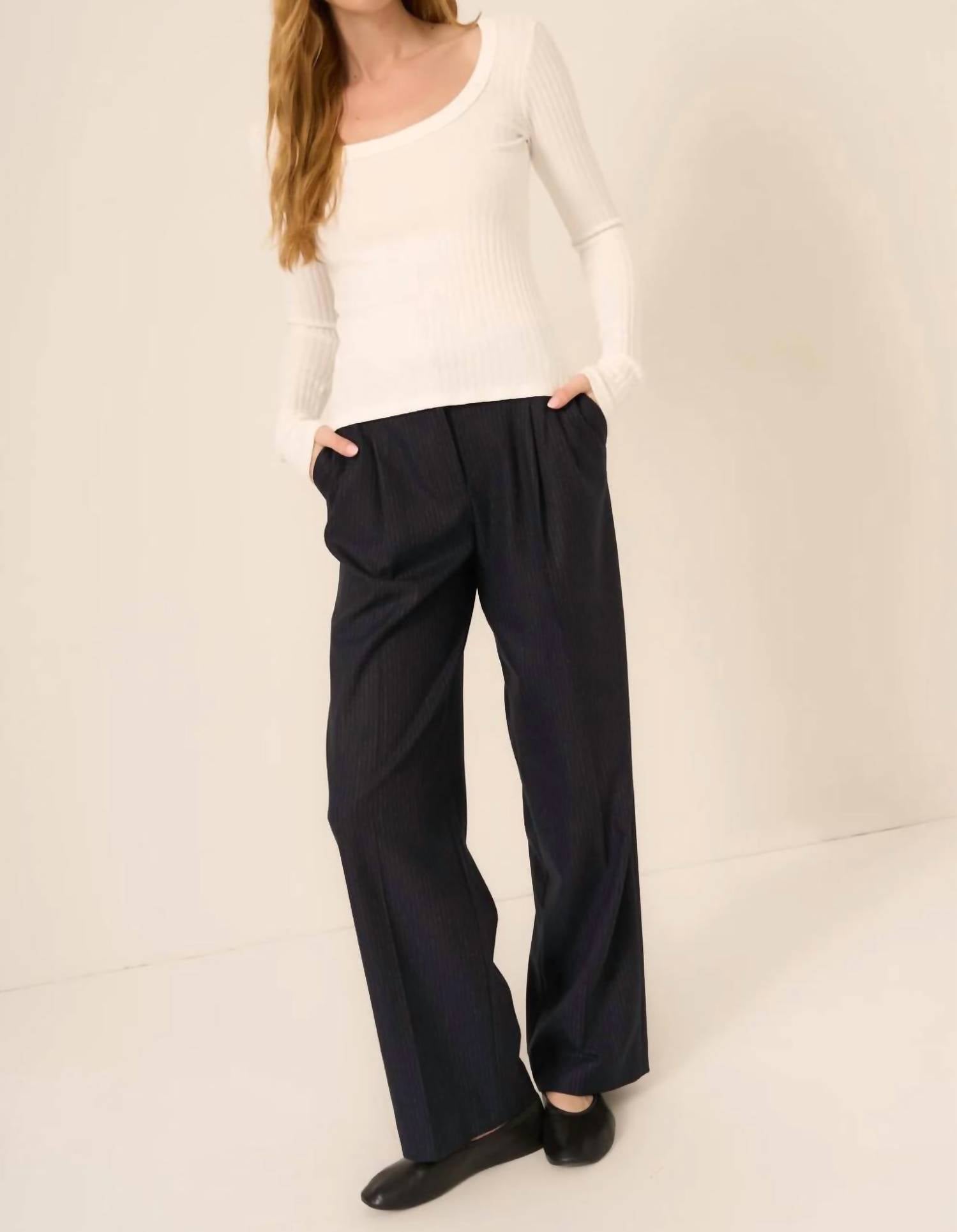 Project Social T - What's The Scoop Rib Longsleeve Top