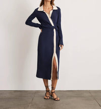 TANYA TAYLOR Ellicot Dress in maritime blue - women's dress