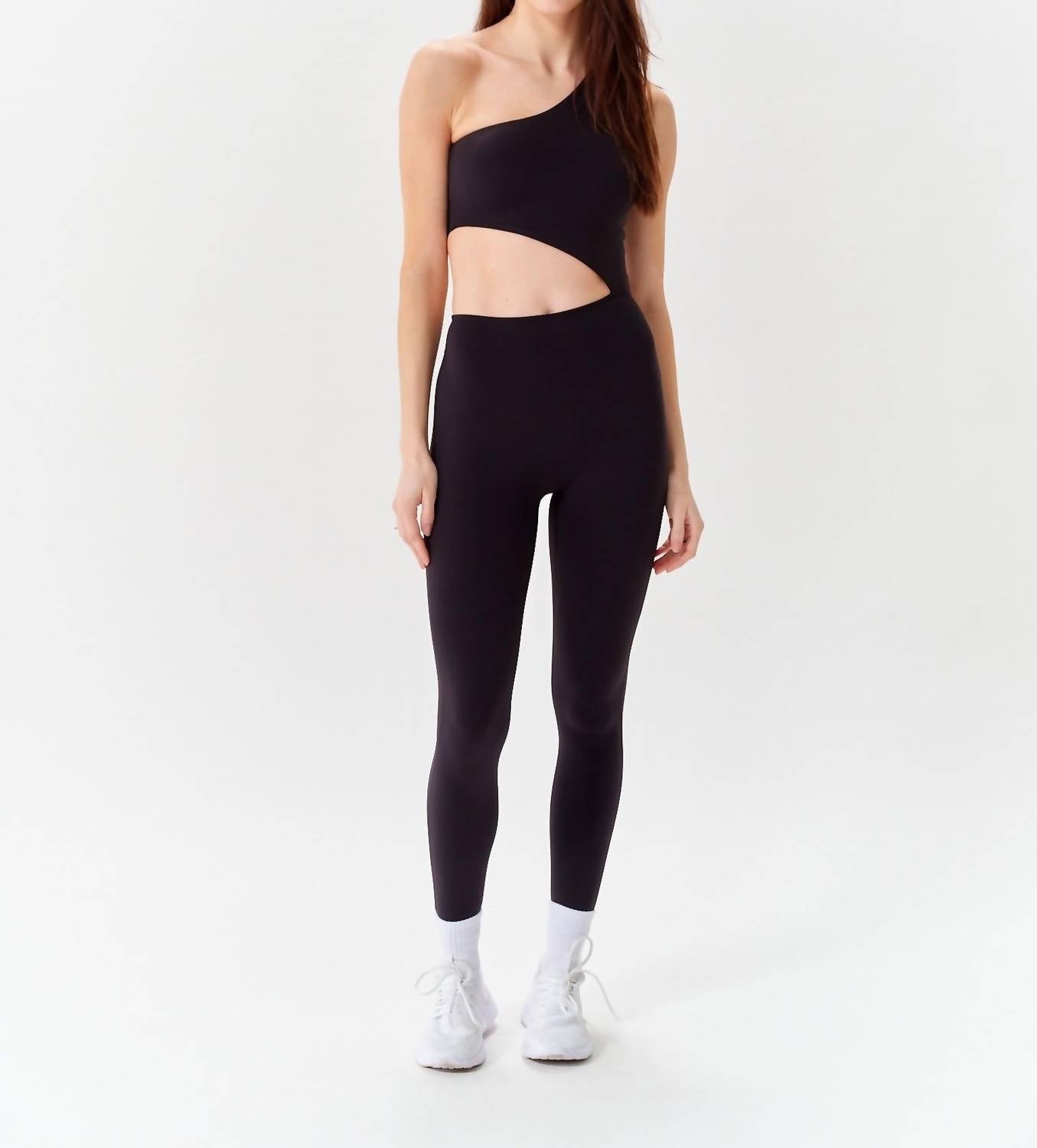 Revyve Active - Off-Shoulder Cutout Jumpsuit