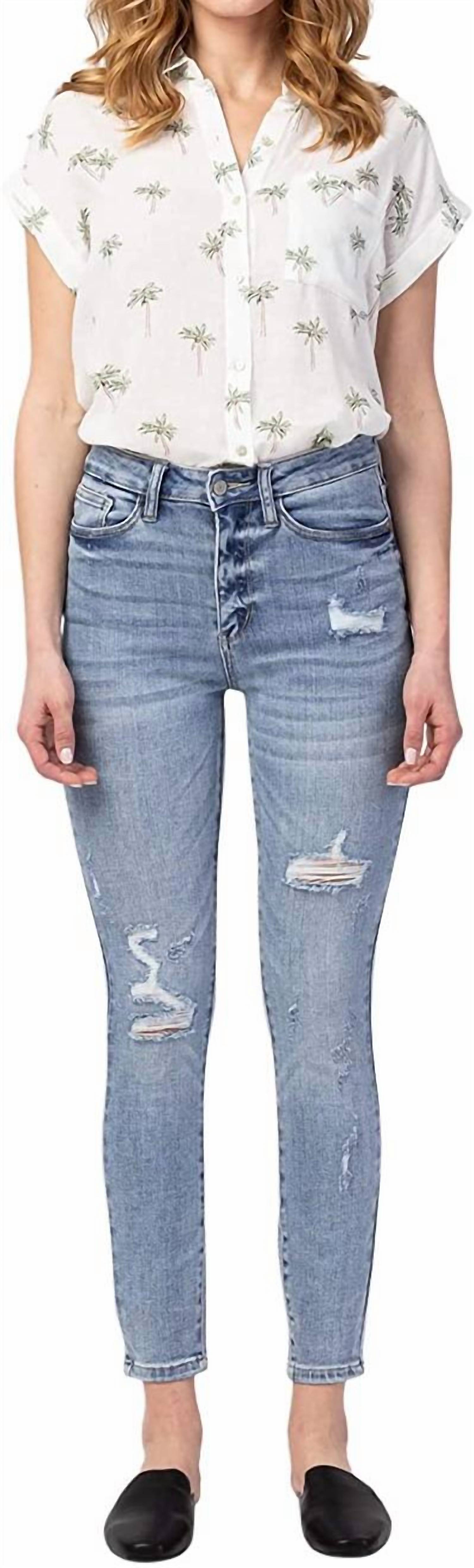 Judy Blue - High Rise Destroyed Skinny Jeans