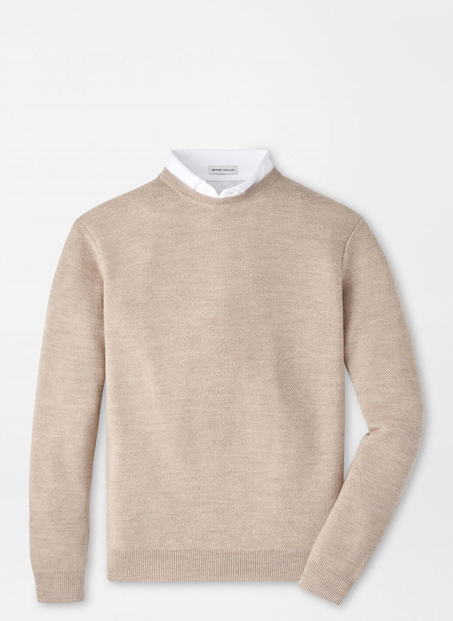 Peter Millar - Autumn Crest Honeycomb Crewneck Sweater