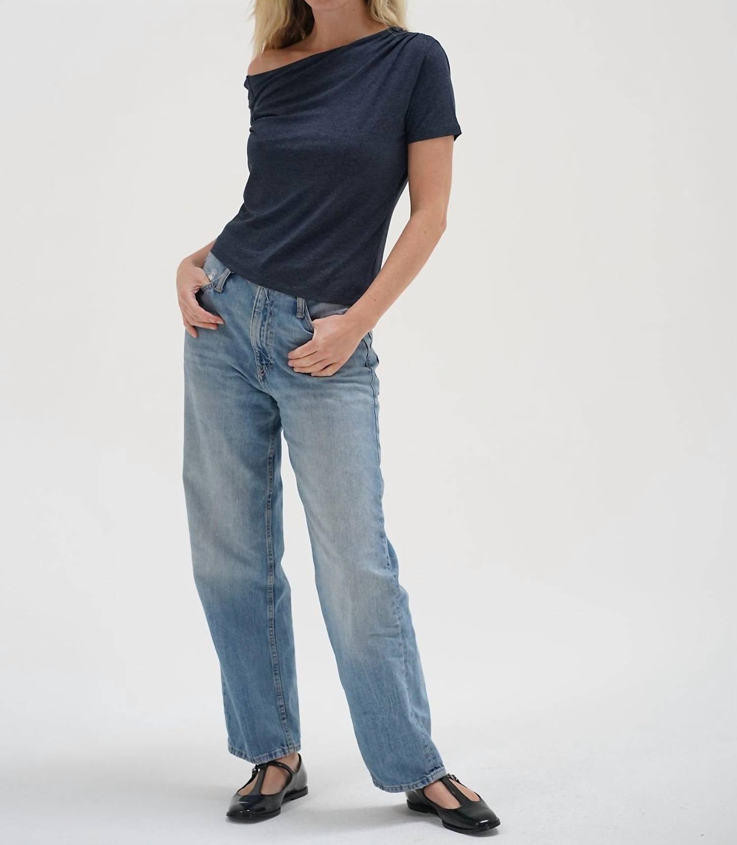 Lna - Rayne Drop Shoulder Top