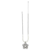 Brighton Women's Kyoto In Bloom Pearl Necklace in bloom pearl necklace in silver - women's jewelry - alternate view