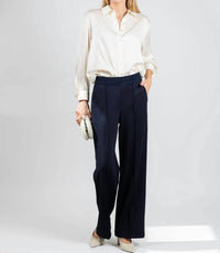 Oui - Pull-on Straight Pants