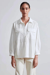 Apiece Apart - Women's Kava Button Up Popover Top