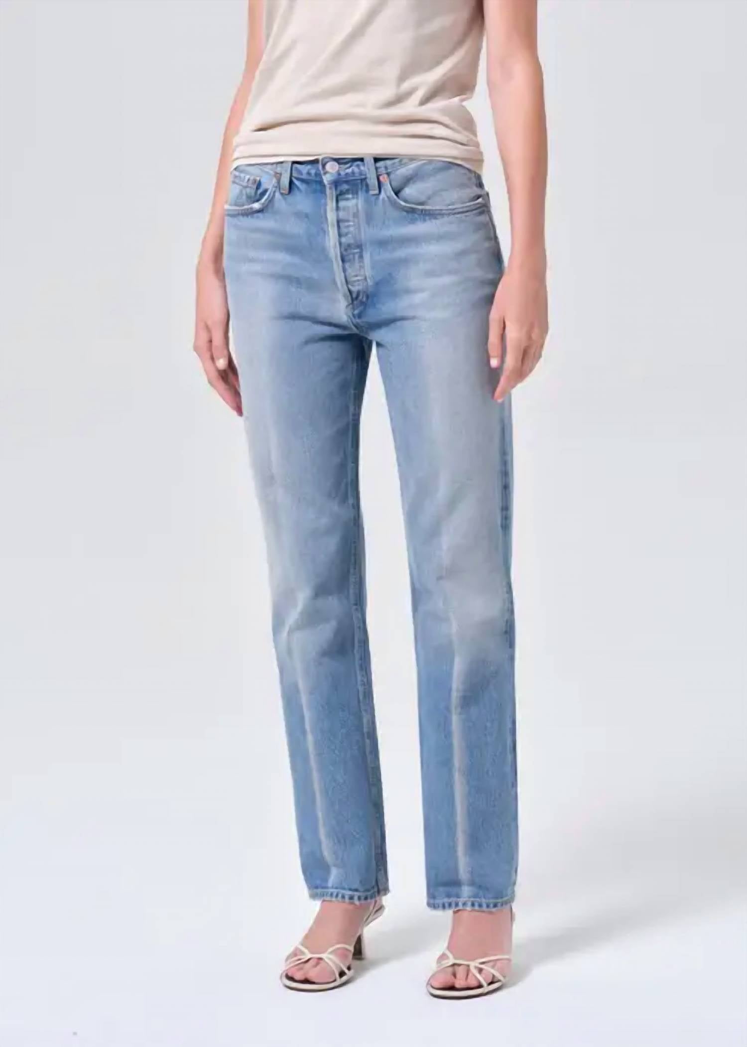 Agolde - Lana Relaxed Straight Leg Jeans