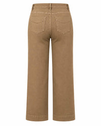 Mb By Tribal - Utility Wide-Leg Stretch Twill Pants