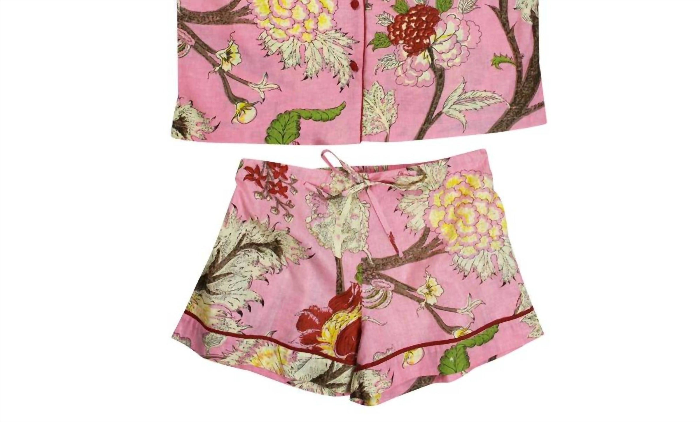 Powell Craft - Botanical Short Pajama Set