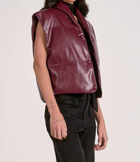 Elan - Leather Solid Vest