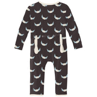 Kickee - Kids' Print Coverall with 2 Way Zipper