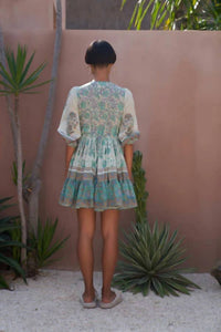 Mo Maya - Honeydew Mini Dress