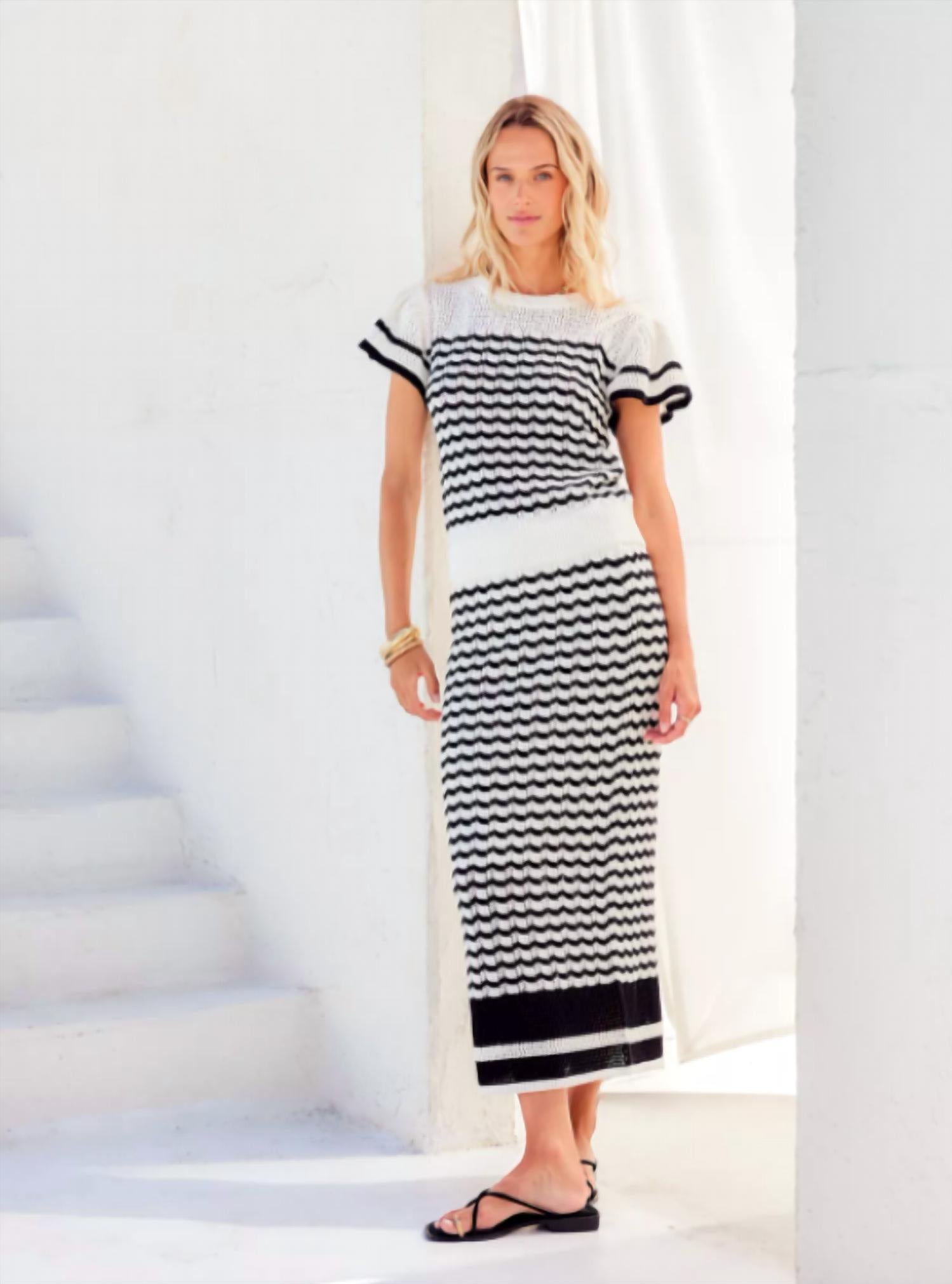 Fifteen Twenty - Zoe Crochet Midi Skirt