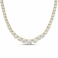 Diana M Jewels - Women's Round Lab-Grown Diamond Pendant Necklace (72.00 Ct) - Signature