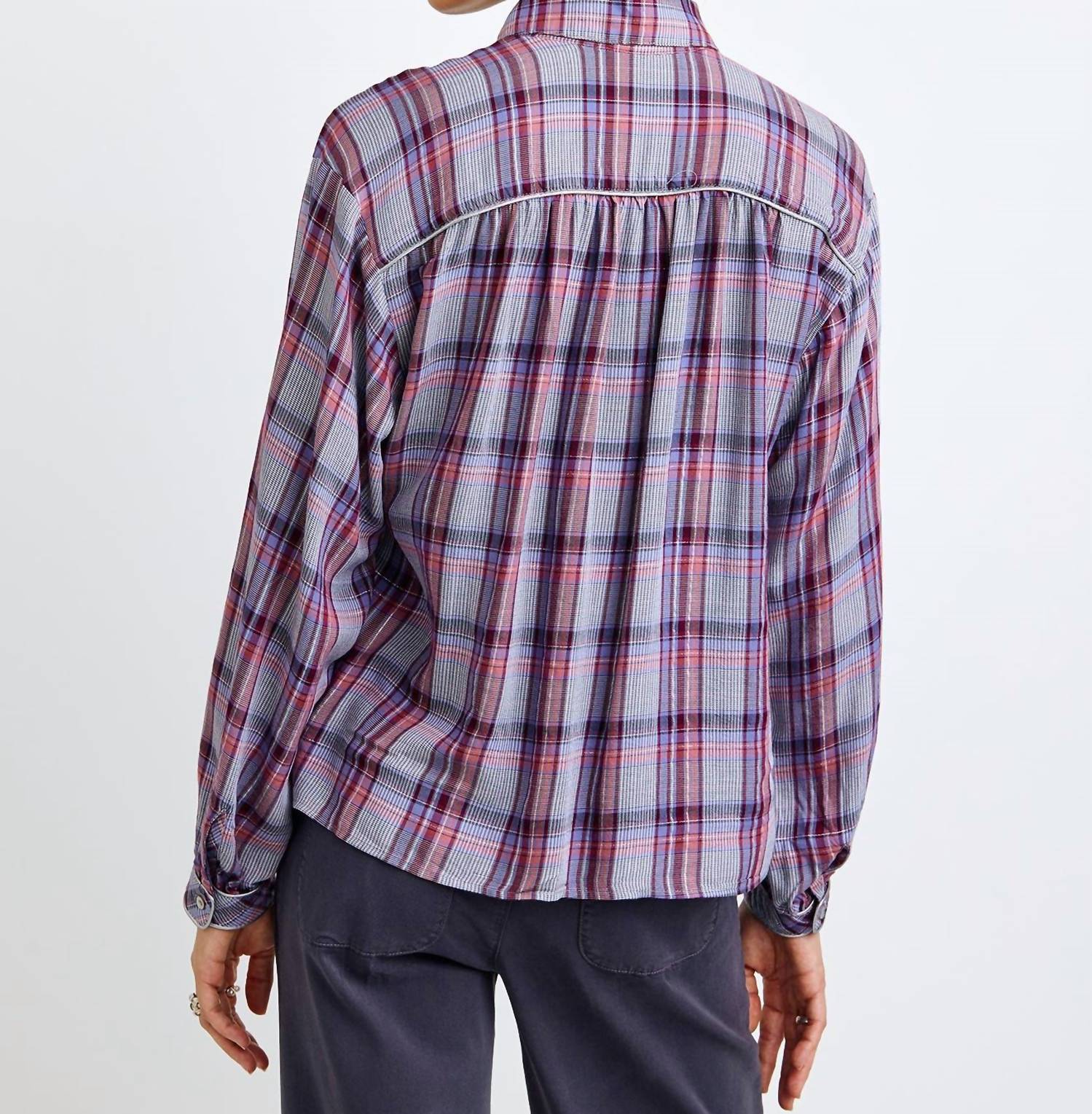 Bella Dahl - Plaid Button Down Top