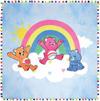 Iscream - Kid's Care Bears Pom Pom Plush Blanket