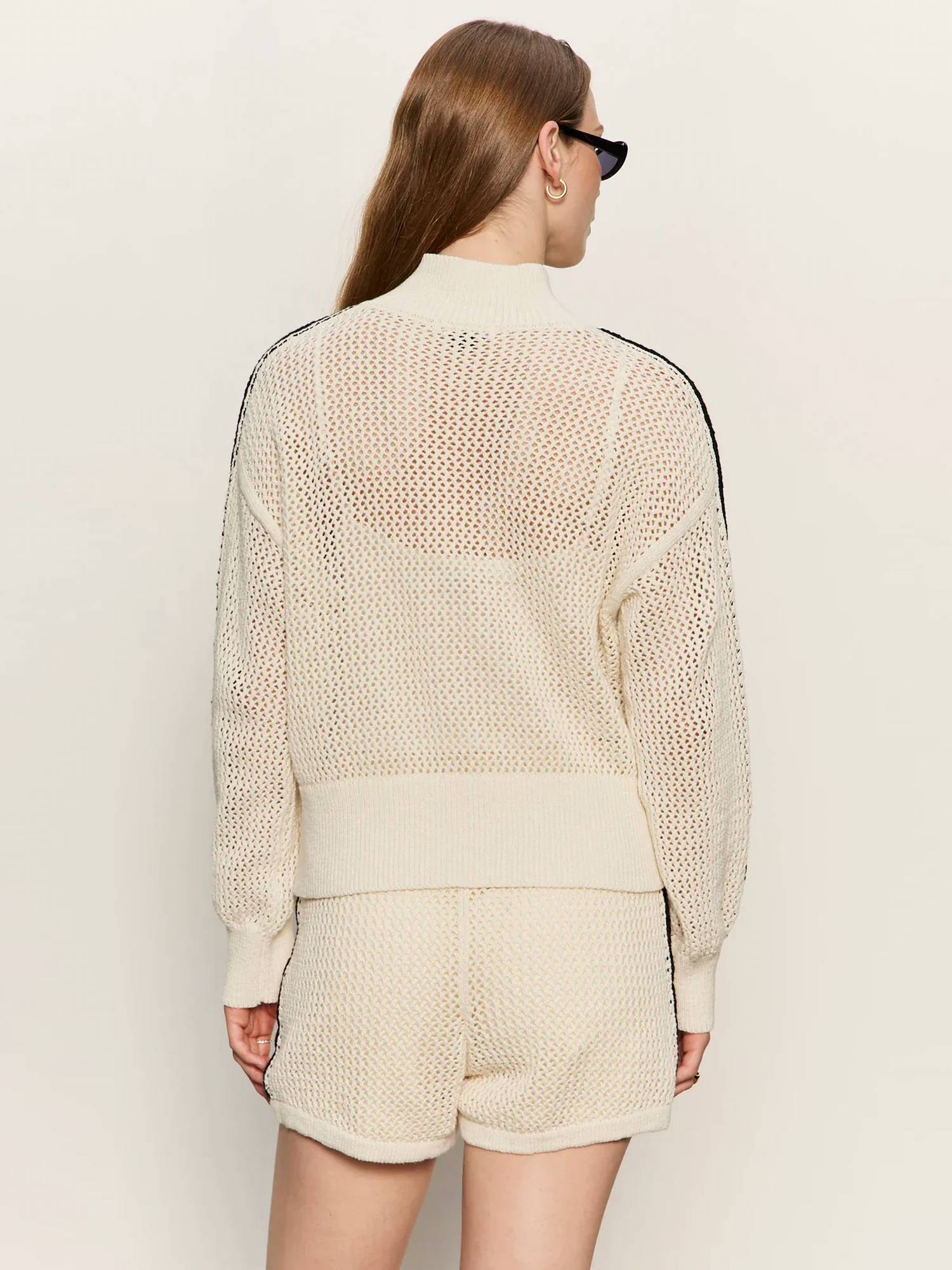 Sanctuary - Open Stitch Track Jacket