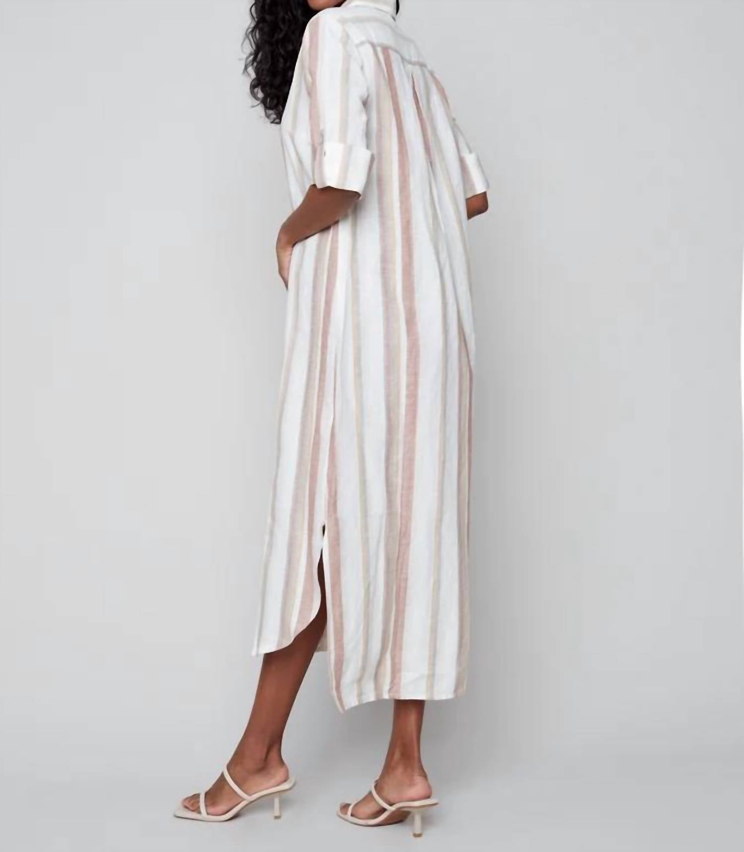 Charlie B - Verticle Stripe Duster Dress