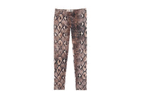 Mia - Velvet Snake Leggings