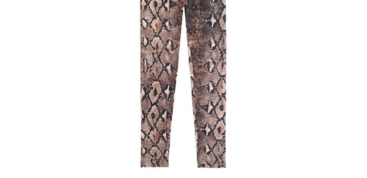 Mia - Velvet Snake Leggings