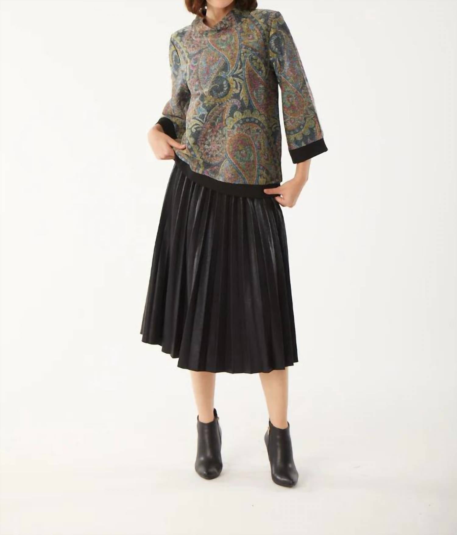 Isle By Melis Kozan - Radiant Mock Neck Top