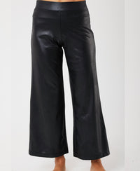 Angel Apparel - Vegan Leather Wide Leg Pant