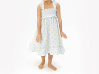 Angel Dear - Lovely Lemons Smocked Ruffle Sundress