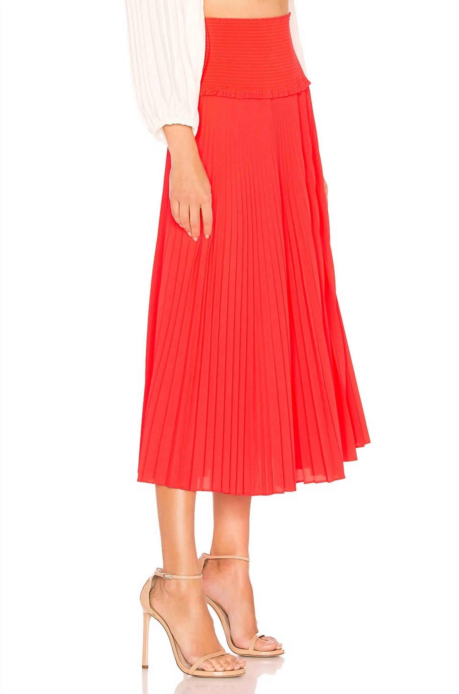 A.L.C. - Herdrin Fire Midi Skirt