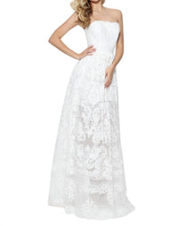 Sherri Hill - Strapless Long Prom Dress