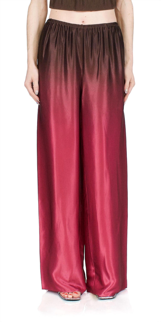 Vince - Ombré Printed Satin Pants