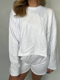 Bobi - Wide Sleeve Boxy Sweatshirt