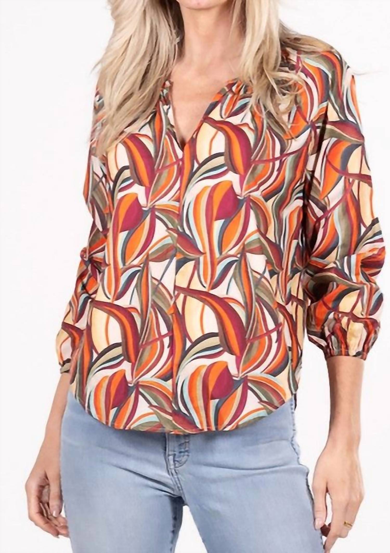 Willa Story - Three Quarter Sleeve Blouse