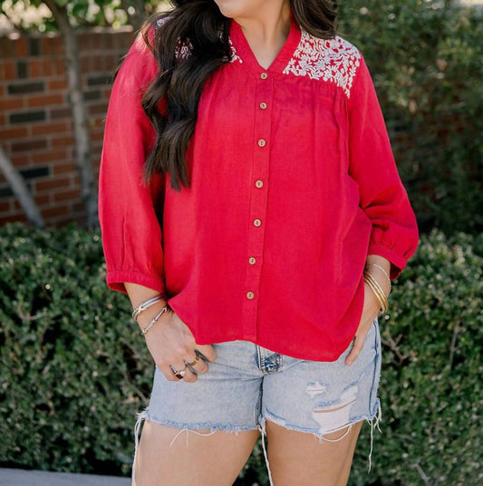 Layerz Clothing - Jane Button Down Top
