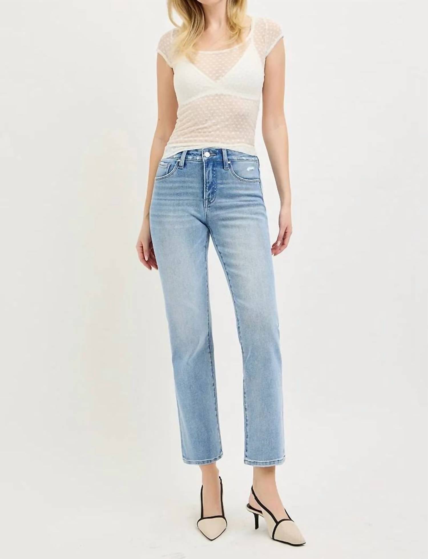 Risen - Mid Rise Ankle Length Jean