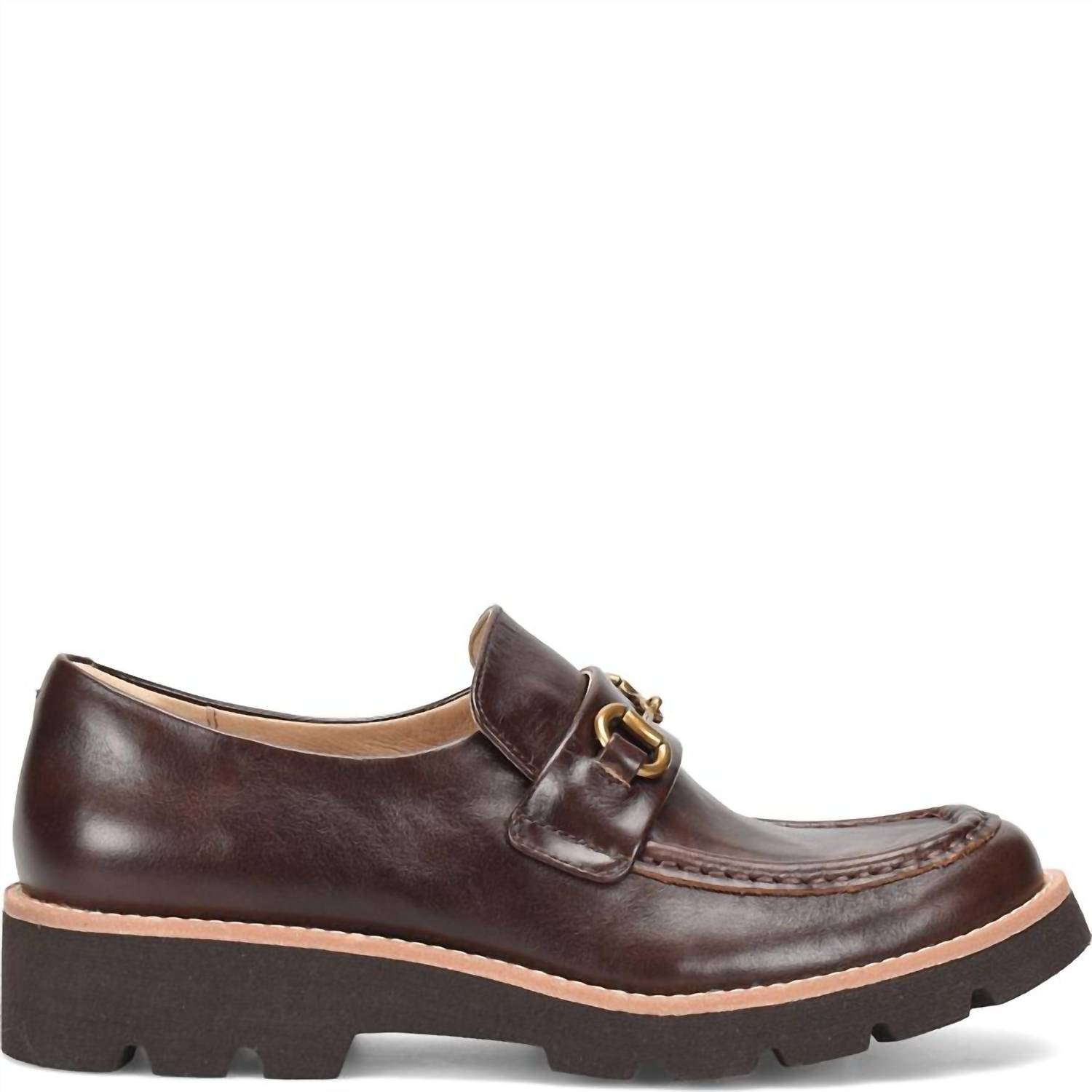Sofft Women's Prewitt Loafer in chocolate - women's flats - alternate view