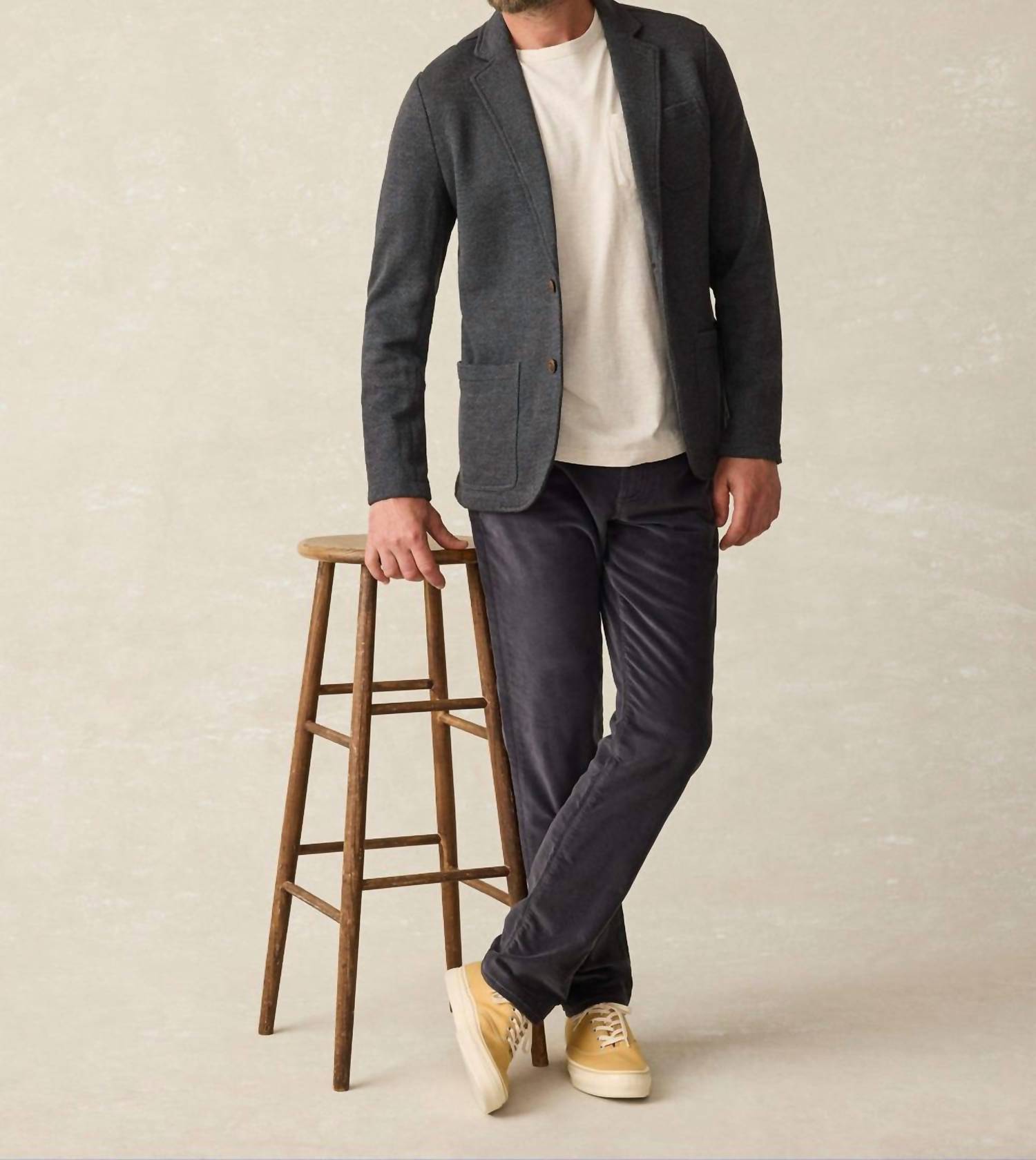 Faherty - Stretch Terry Corduroy 5 Pocket Pant