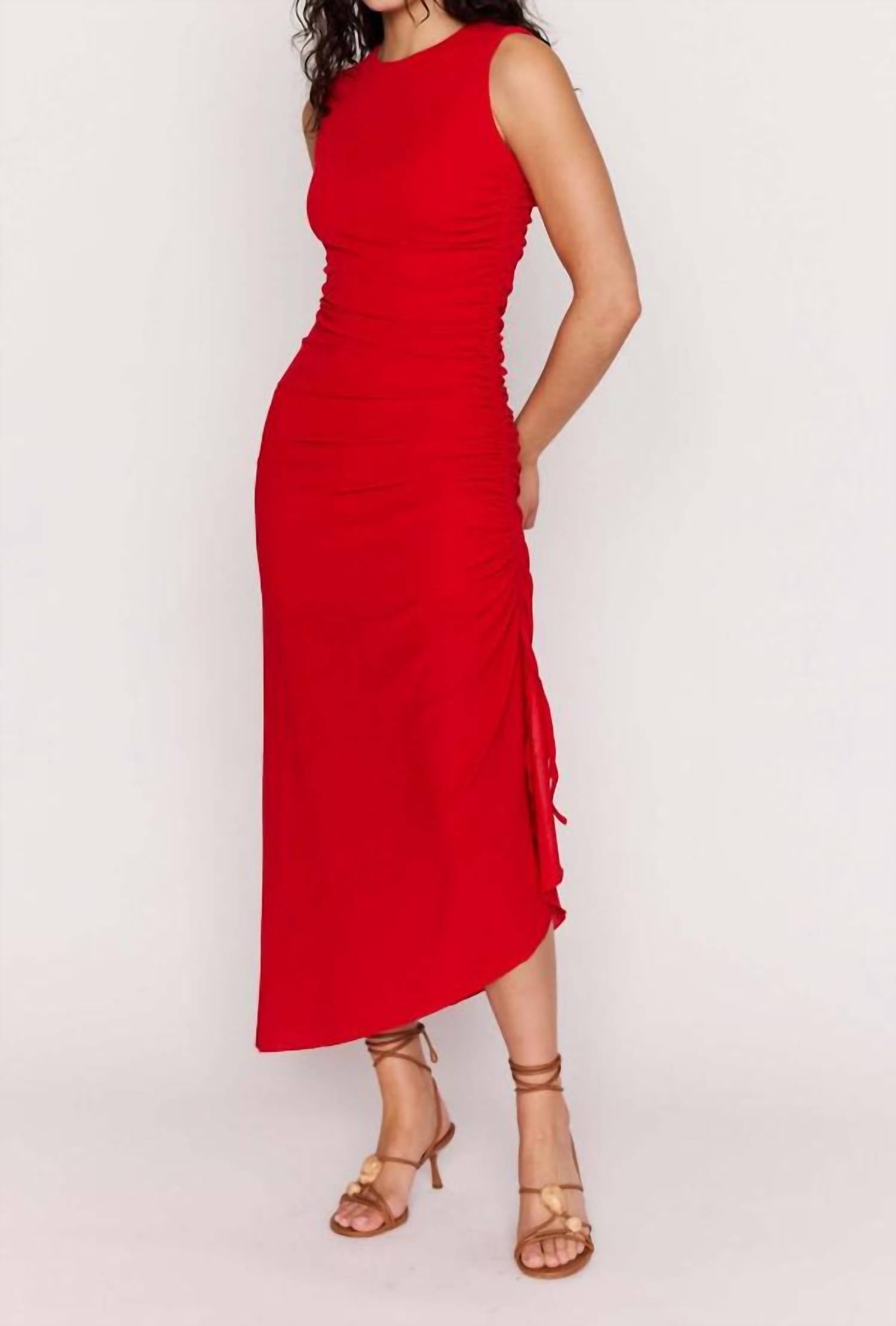 Minkpink - Rosa Drawstring Midi Dress