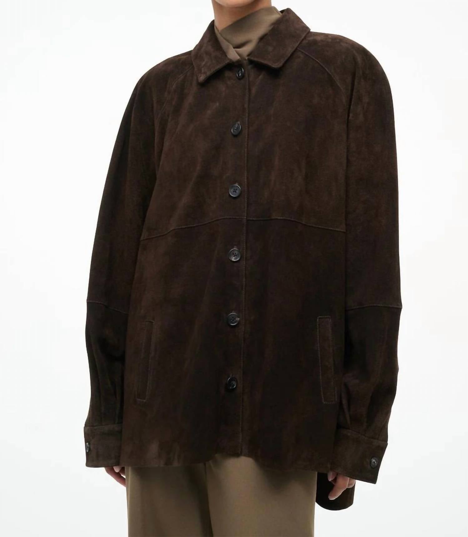 Staud - Josette Suede Shirt