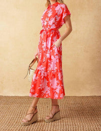 Flying Tomato - Floral Midi Dress