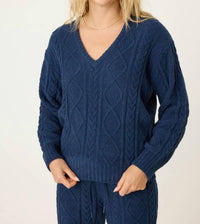 Pj Salvage - Cozy Cable V Sweater