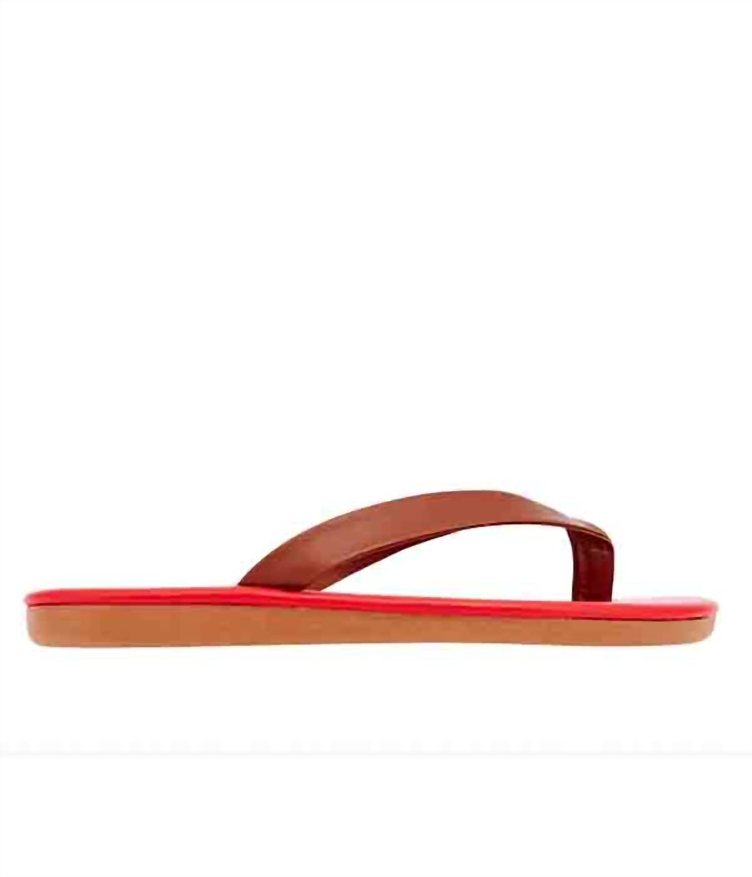Ancient Greek Sandals - Unisex Saionara Leather Flip Flop