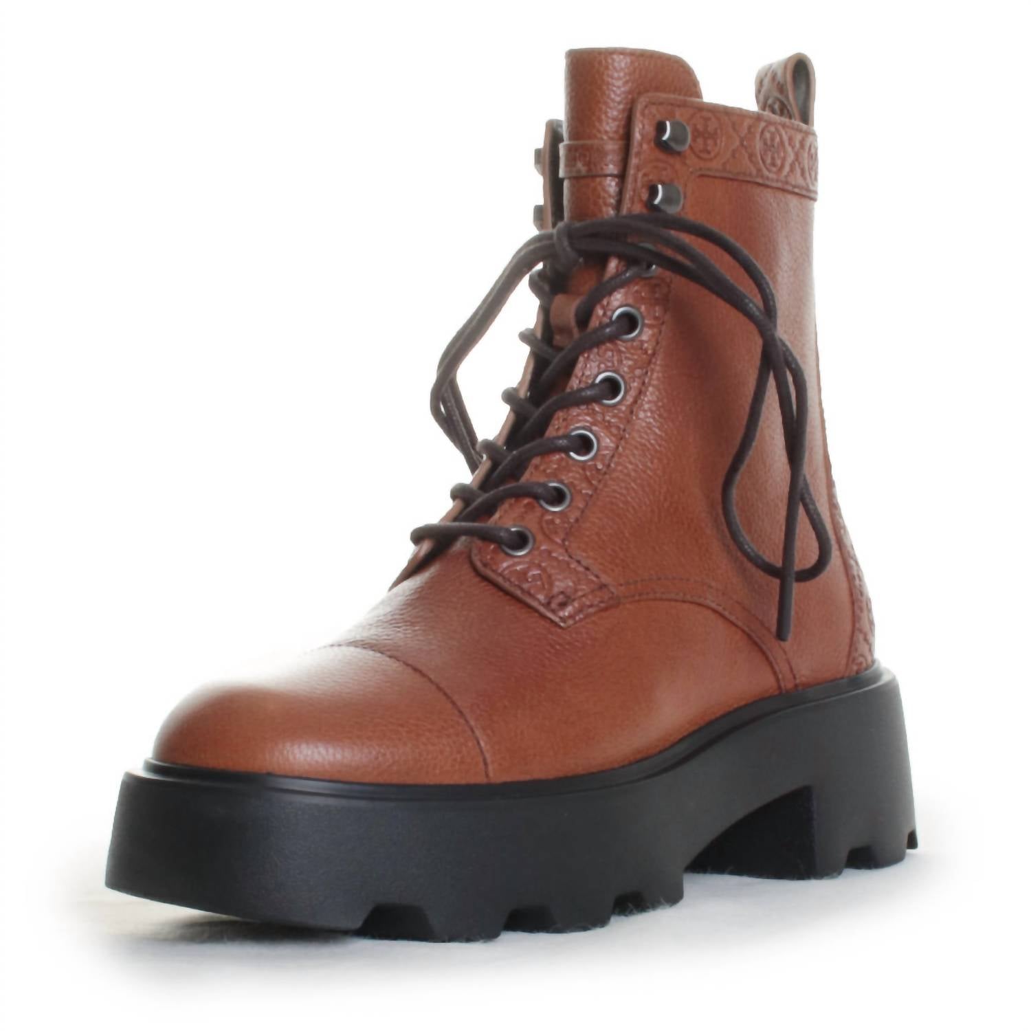 Tory Burch - Women's Monogram Lug Ankle Boot