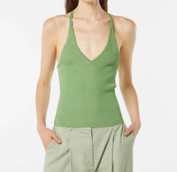 SCOTCH & SODA Rib Racer Tank in pistachio - women's t-shirt