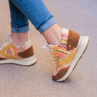 Gioseppo - Women's Morrill Raffia Wedge Leather Shoes