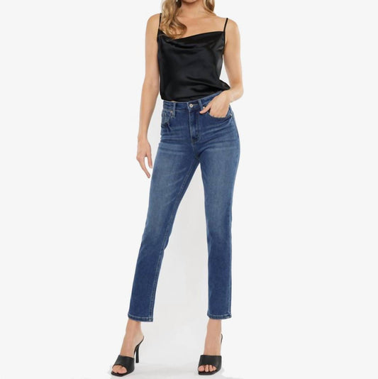 Kancan - Adaline High Rise Slim Straight Jeans