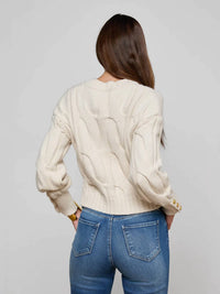 L'Agence - Storm Cable Knit Sweater