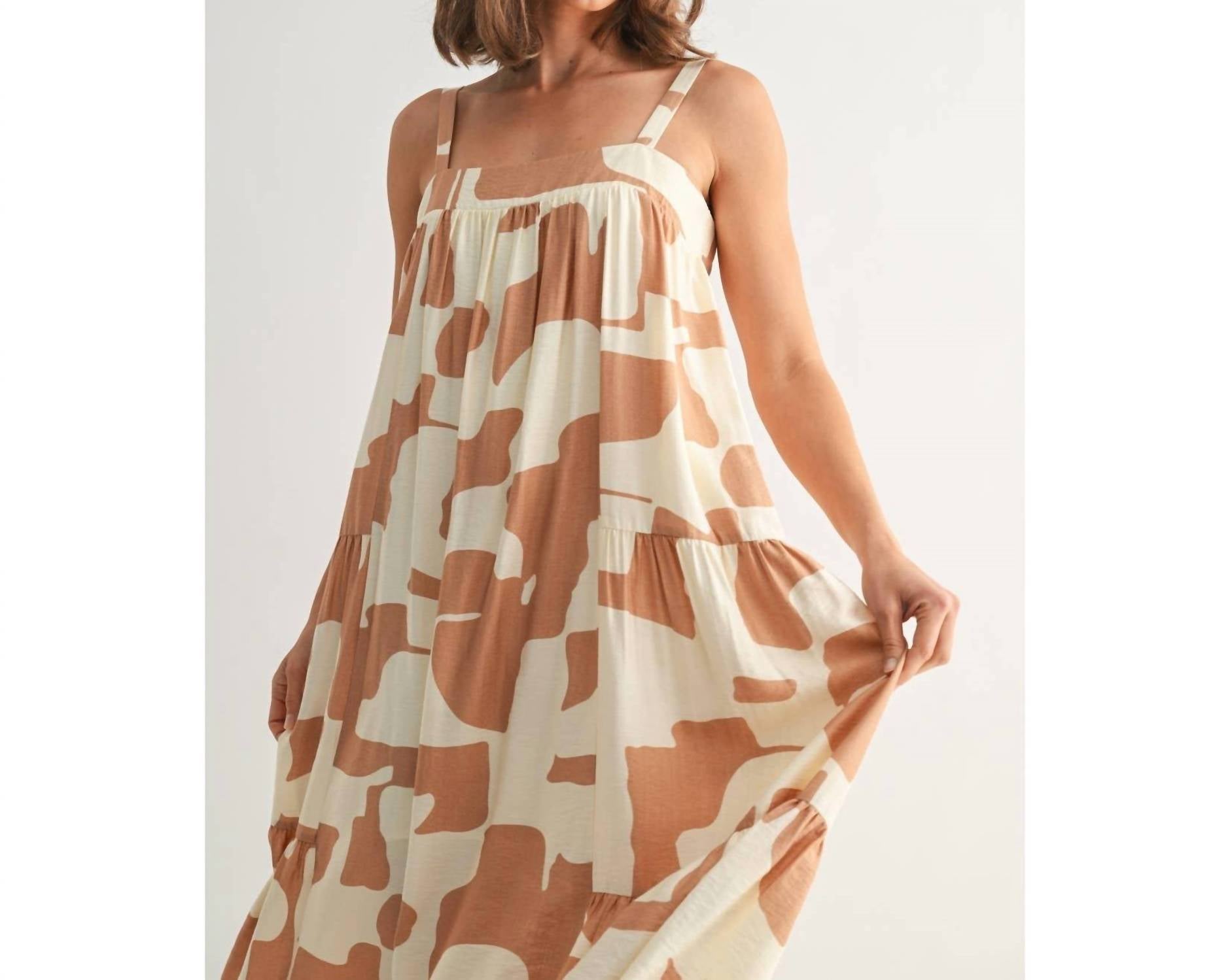Fun 2 Fun - Abstract Midi Dress